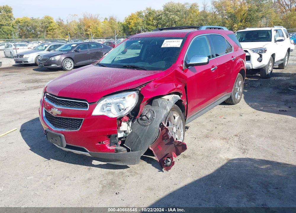 2014 CHEVROLET EQUINOX LTZ VIN: 2GNFLHEK9E6108536