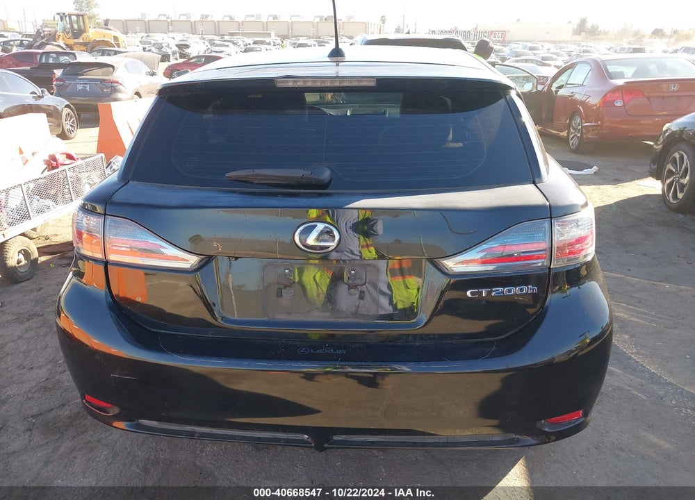 2012 LEXUS CT 200H PREMIUM VIN: JTHKD5BH0C2081098