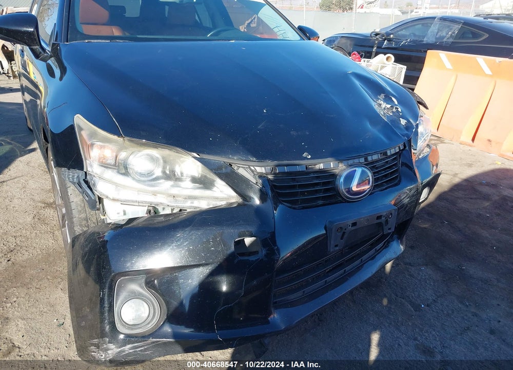 2012 LEXUS CT 200H PREMIUM VIN: JTHKD5BH0C2081098