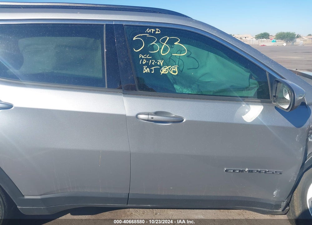 2020 JEEP COMPASS LATITUDE FWD VIN: 3C4NJCBB8LT252685