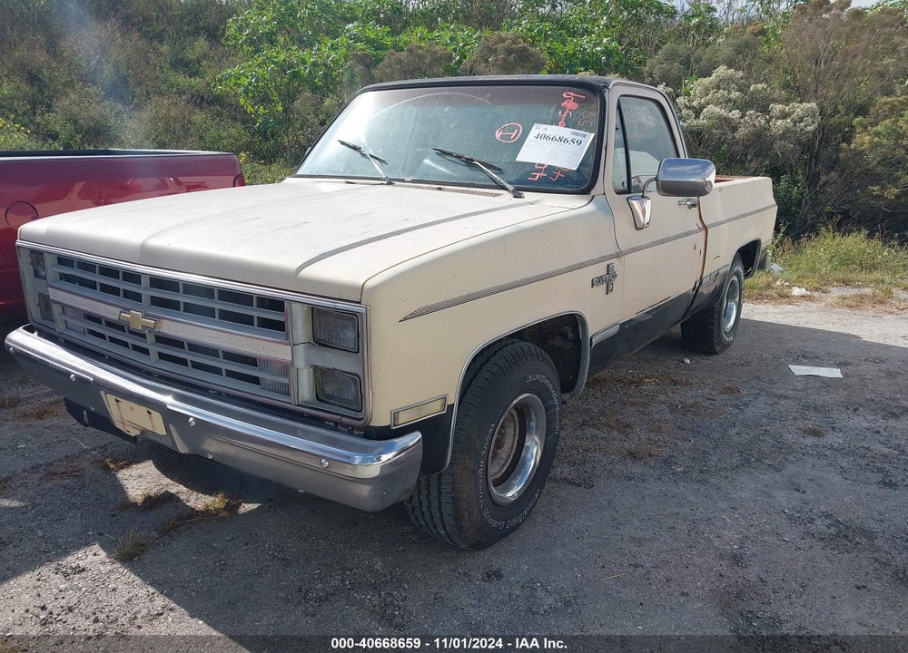 1986 CHEVROLET C10 VIN: 2GCDC14H8G1172600