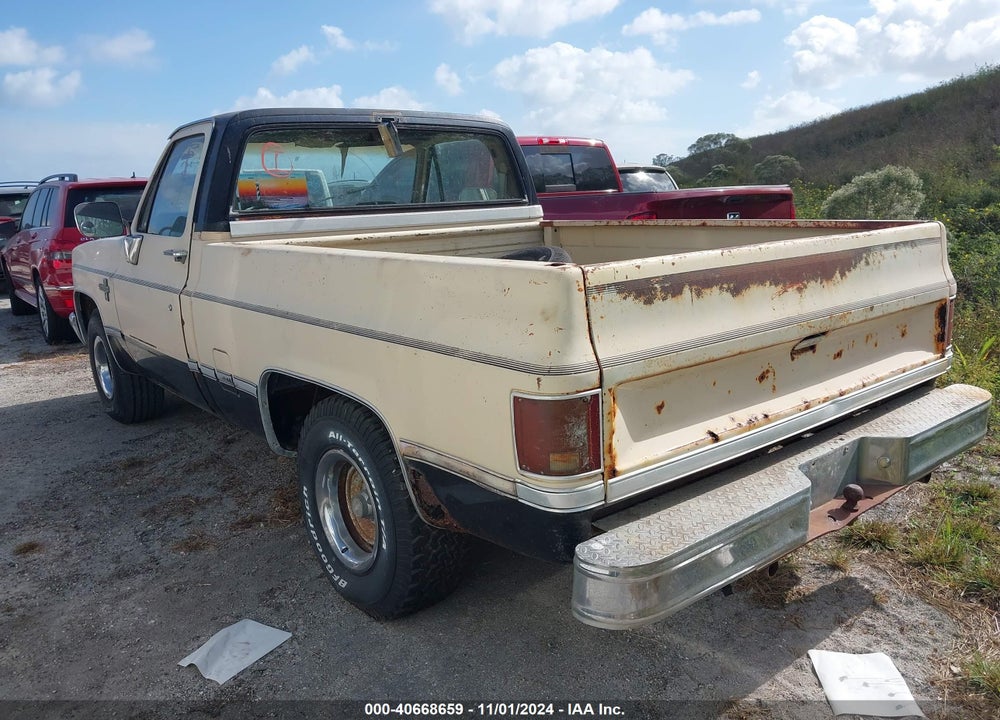 1986 CHEVROLET C10 VIN: 2GCDC14H8G1172600