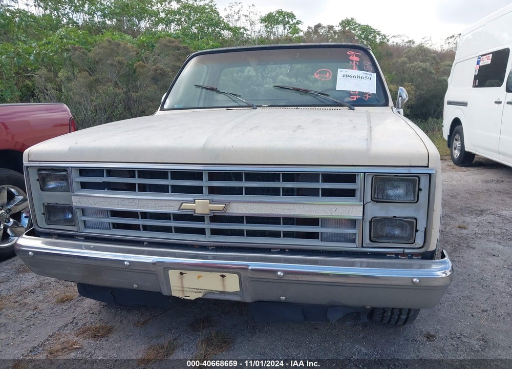 1986 CHEVROLET C10 VIN: 2GCDC14H8G1172600