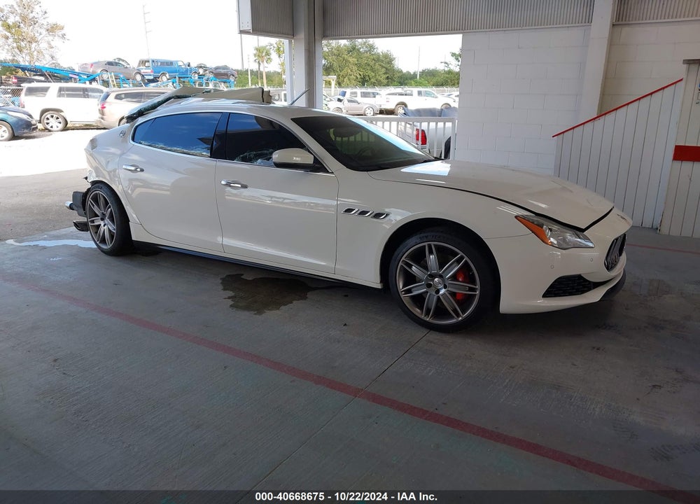 2017 MASERATI QUATTROPORTE S VIN: ZAM56RPA2H1229109