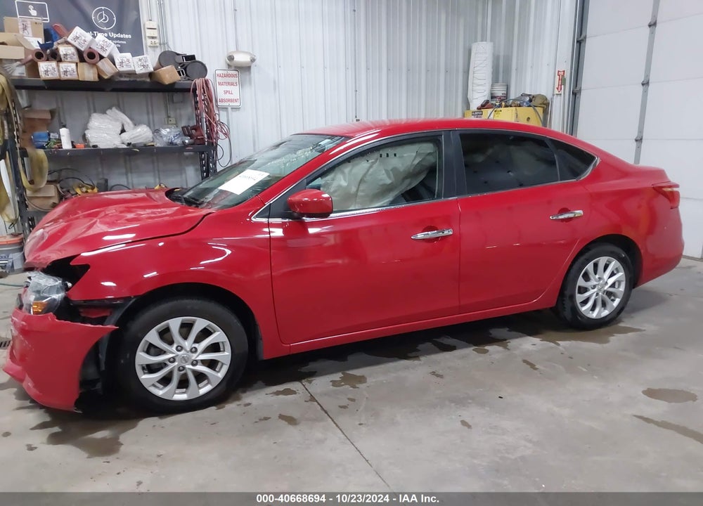 2018 NISSAN SENTRA SV VIN: 3N1AB7AP1JL617384