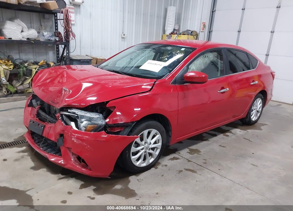 2018 NISSAN SENTRA SV VIN: 3N1AB7AP1JL617384