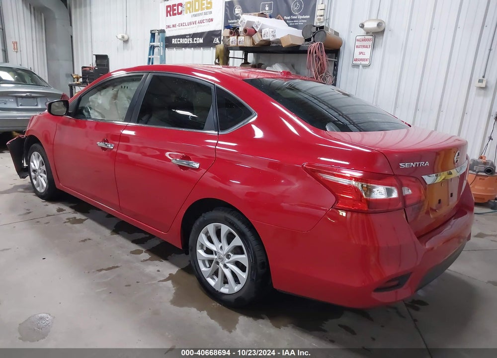 2018 NISSAN SENTRA SV VIN: 3N1AB7AP1JL617384
