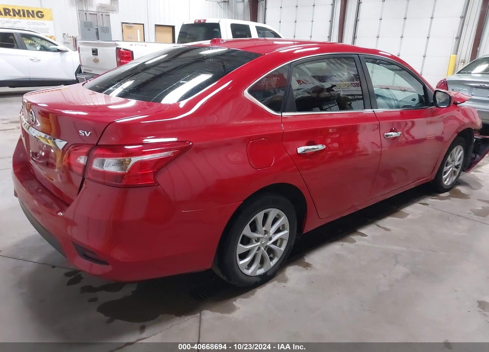 2018 NISSAN SENTRA SV VIN: 3N1AB7AP1JL617384