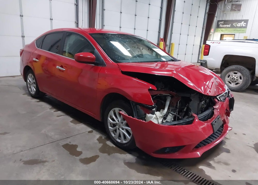 2018 NISSAN SENTRA SV VIN: 3N1AB7AP1JL617384