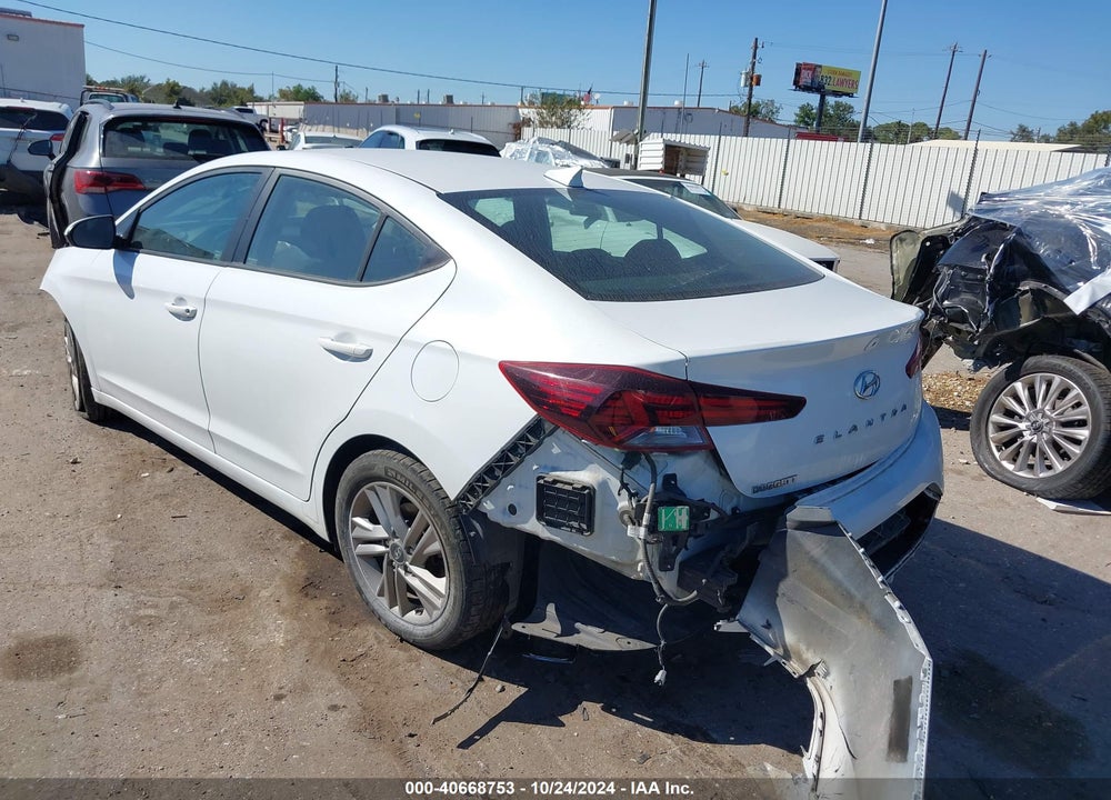 2020 HYUNDAI ELANTRA SEL VIN: 5NPD84LF1LH626830
