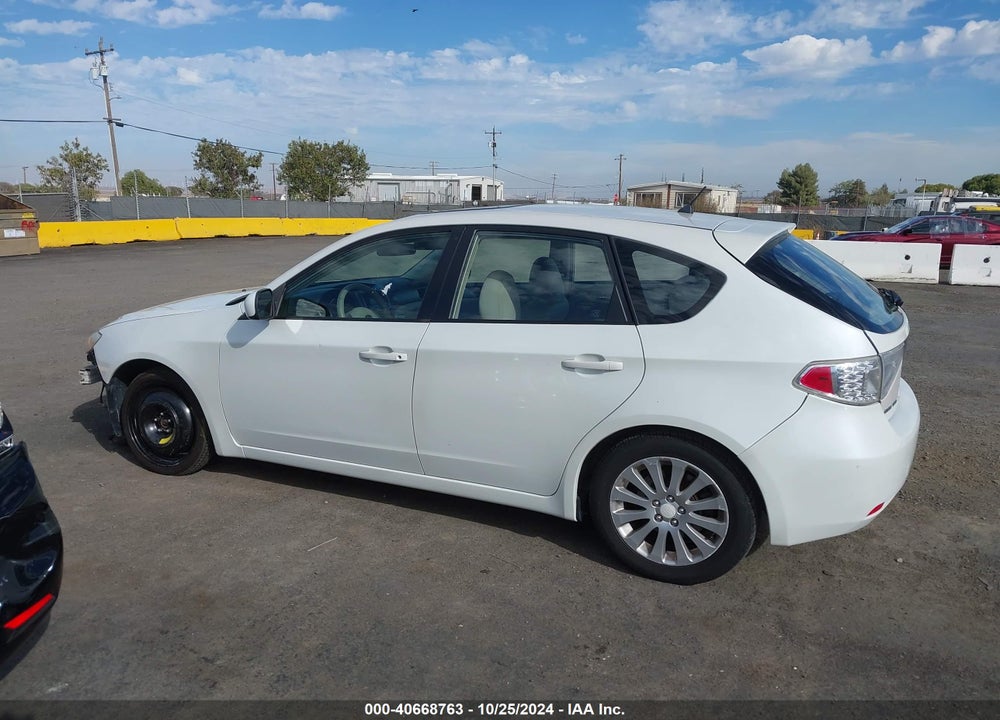 2008 SUBARU IMPREZA 2.5I VIN: JF1GH61648H836782