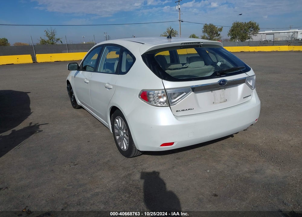 2008 SUBARU IMPREZA 2.5I VIN: JF1GH61648H836782