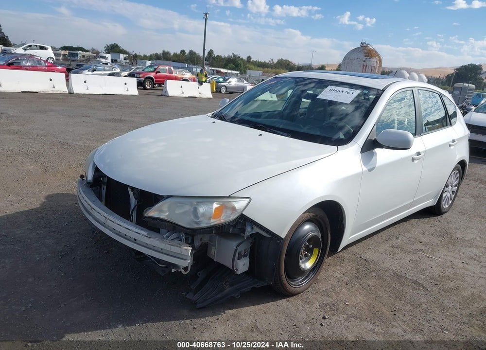 2008 SUBARU IMPREZA 2.5I VIN: JF1GH61648H836782