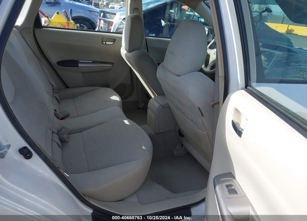 2008 SUBARU IMPREZA 2.5I VIN: JF1GH61648H836782
