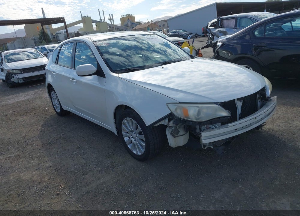2008 SUBARU IMPREZA 2.5I VIN: JF1GH61648H836782