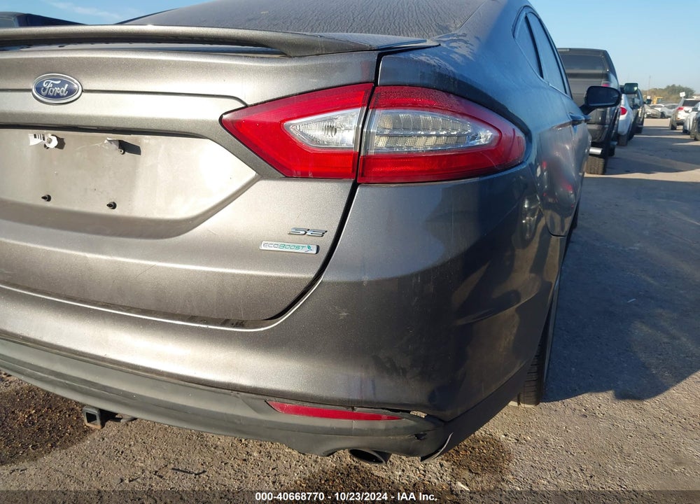 2014 FORD FUSION SE VIN: 1FA6P0HD2E5393139