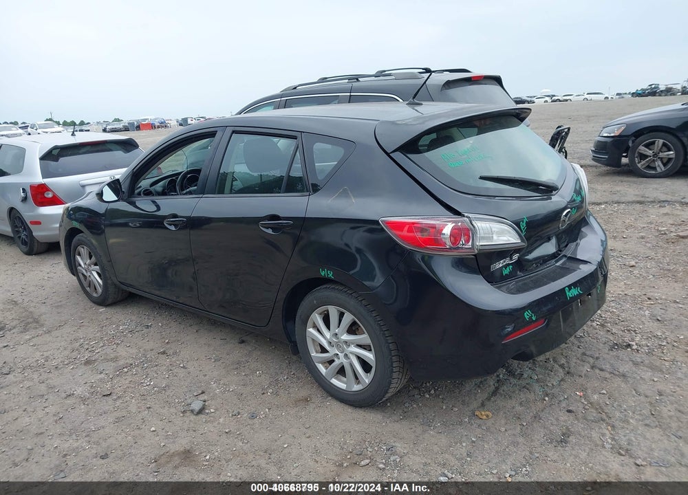 2012 MAZDA 3 I TOURING VIN: JM1BL1L74C1691255