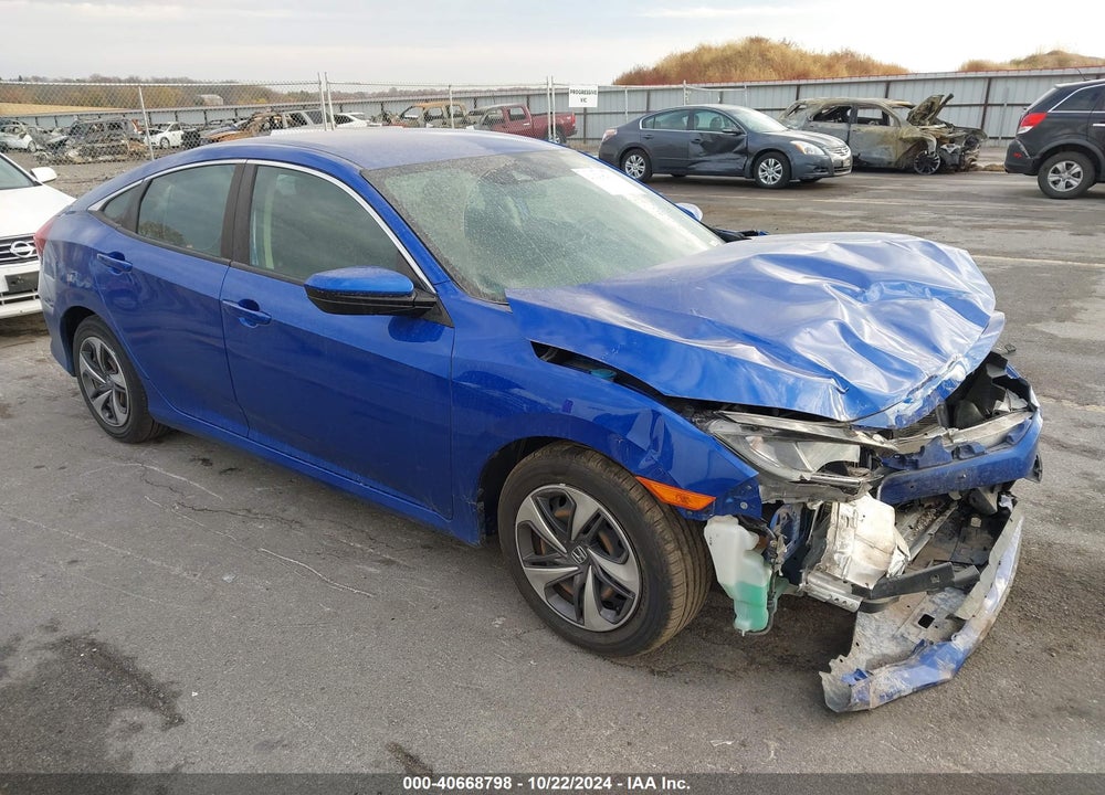 2019 HONDA CIVIC LX VIN: 19XFC2F65KE013877
