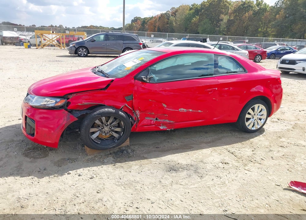 2011 KIA FORTE KOUP SX VIN: KNAFW6A35B5370660