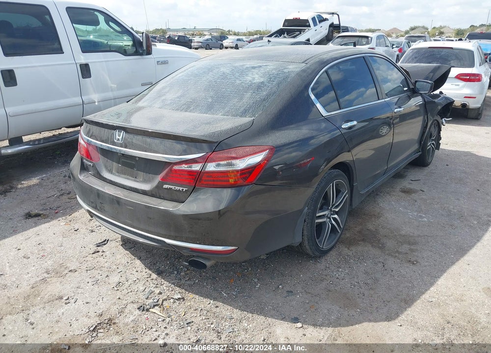 2016 HONDA ACCORD SPORT VIN: 1HGCR2F56GA037822