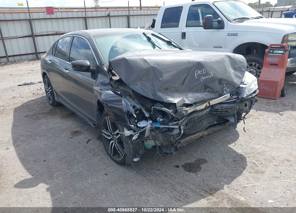 2016 HONDA ACCORD SPORT VIN: 1HGCR2F56GA037822