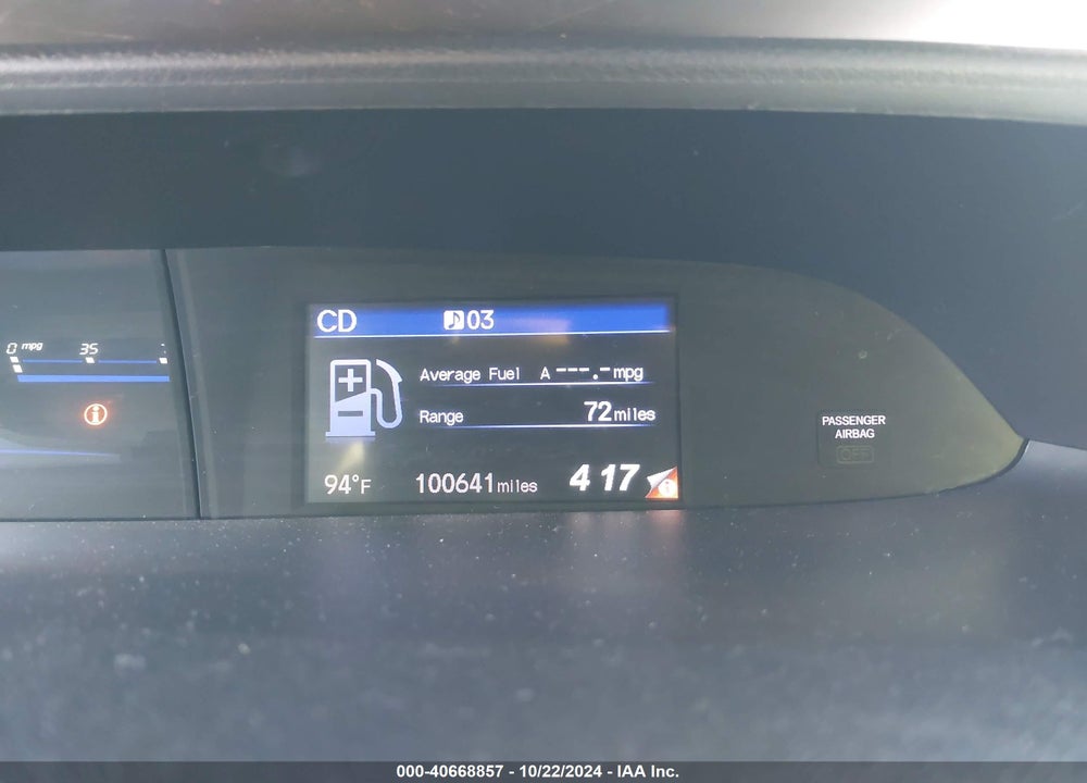 2013 HONDA CIVIC LX VIN: 19XFB2F52DE283775