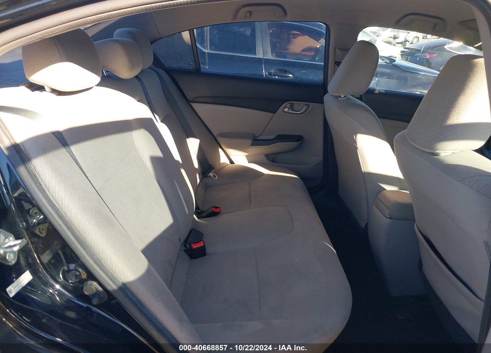 2013 HONDA CIVIC LX VIN: 19XFB2F52DE283775