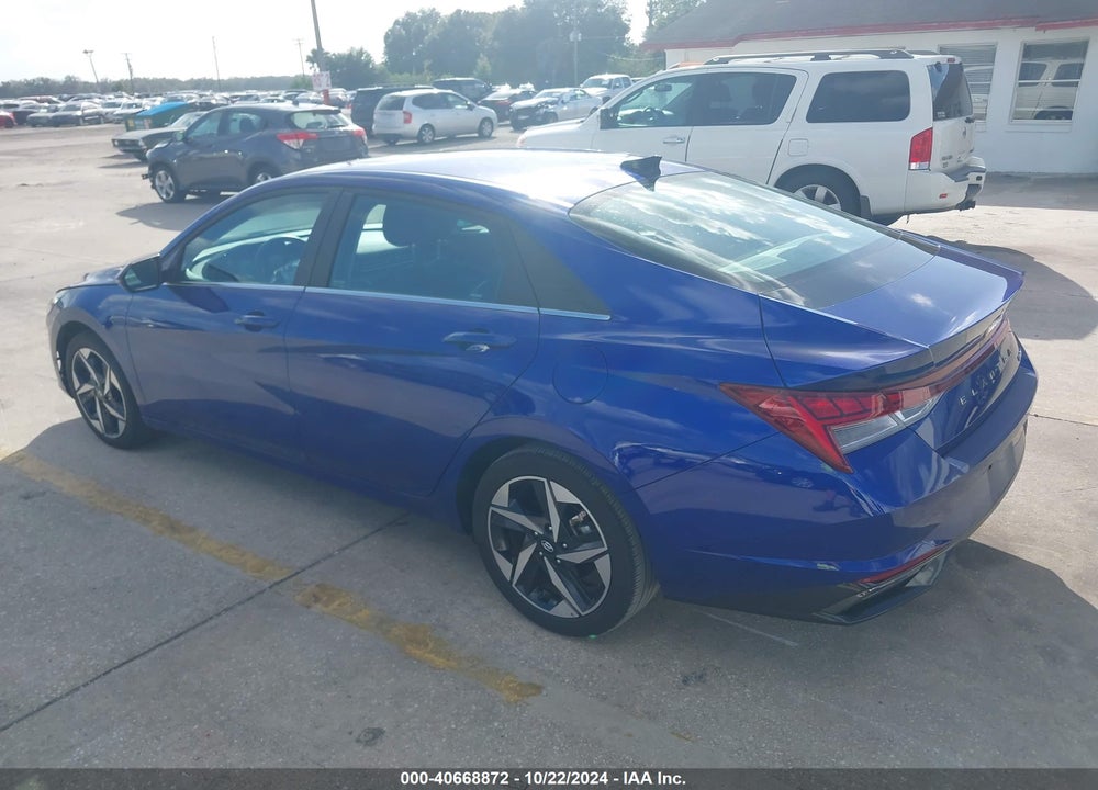 2022 HYUNDAI ELANTRA LIMITED VIN: KMHLP4AG9NU337368