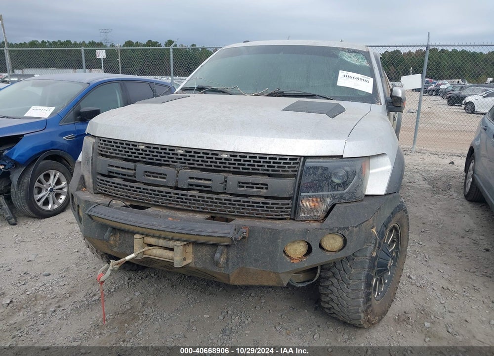 2013 FORD F-150 SVT RAPTOR VIN: 1FTFW1R68DFA42263