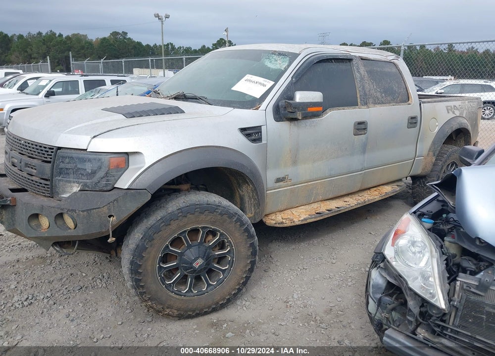 2013 FORD F-150 SVT RAPTOR VIN: 1FTFW1R68DFA42263