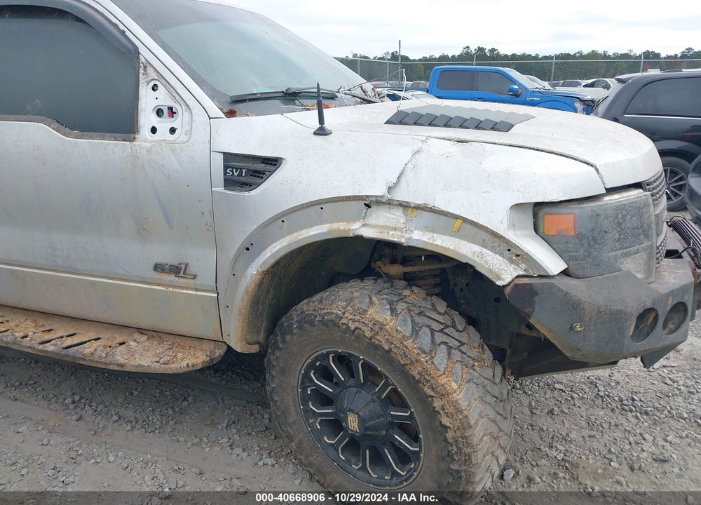 2013 FORD F-150 SVT RAPTOR VIN: 1FTFW1R68DFA42263
