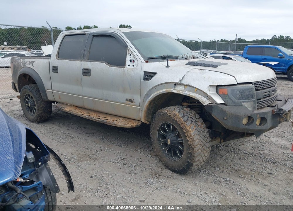 2013 FORD F-150 SVT RAPTOR VIN: 1FTFW1R68DFA42263