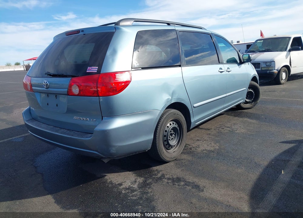 2008 TOYOTA SIENNA LE VIN: 5TDZK23C68S127668