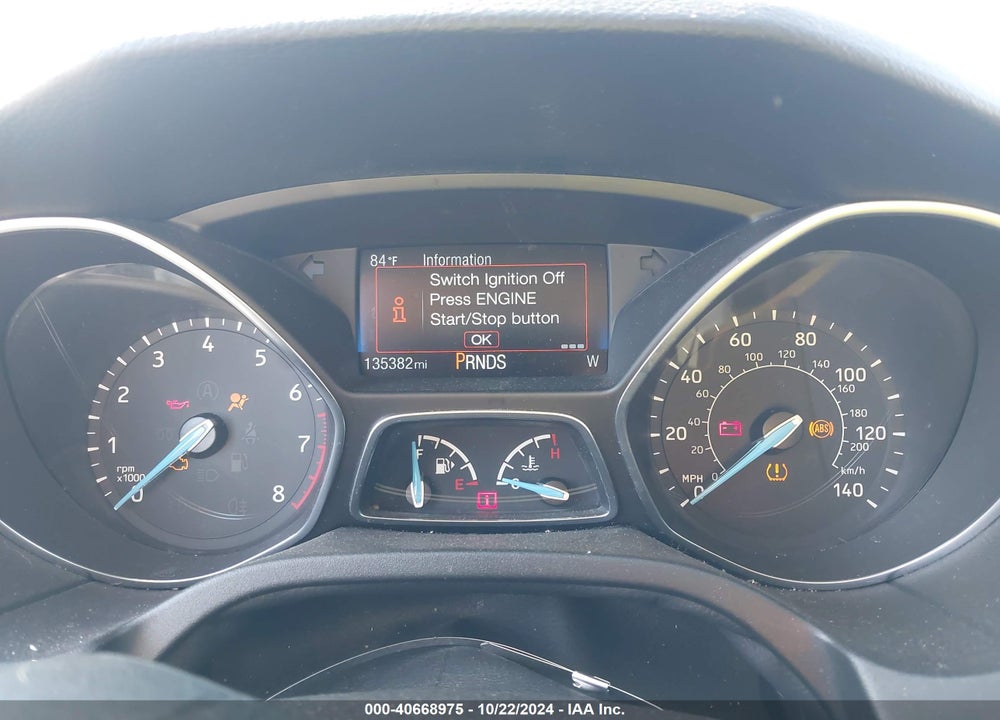 2018 FORD FOCUS TITANIUM VIN: 1FADP3N29JL331660