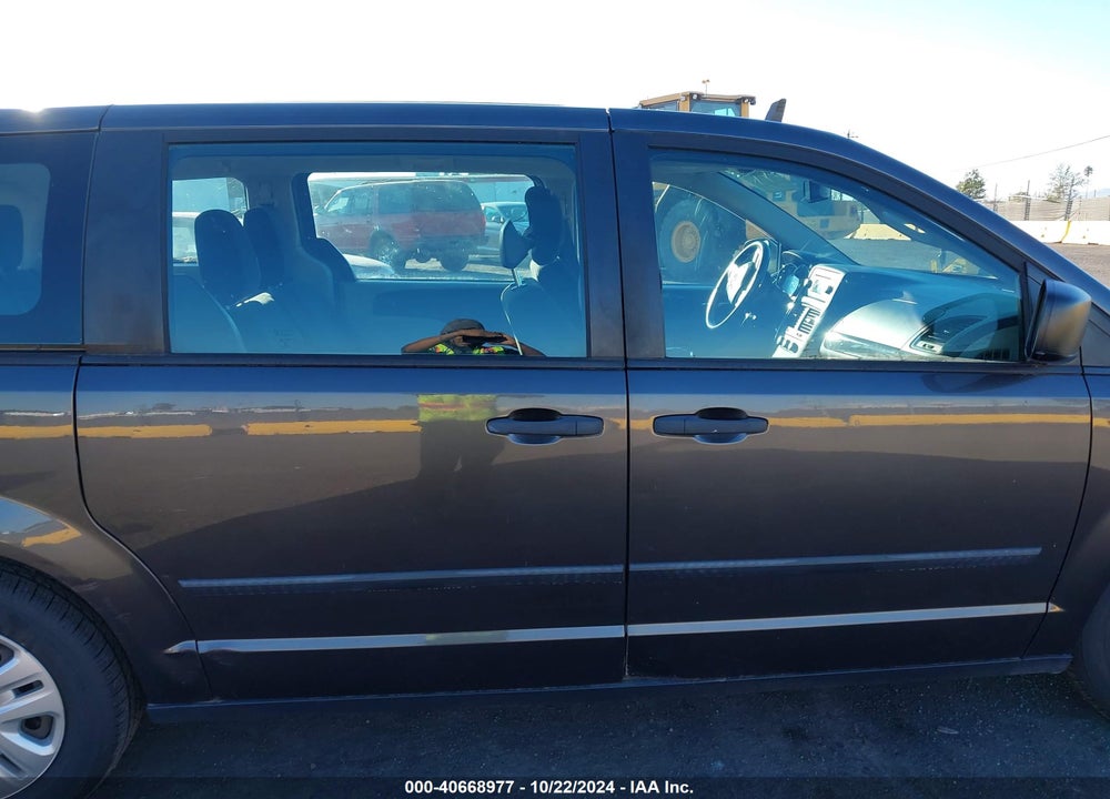 2016 DODGE GRAND CARAVAN AMERICAN VALUE PKG VIN: 2C4RDGBG7GR315408