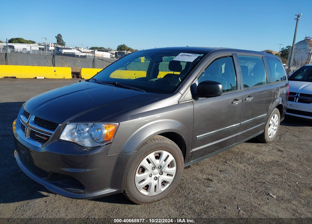 2016 DODGE GRAND CARAVAN AMERICAN VALUE PKG VIN: 2C4RDGBG7GR315408