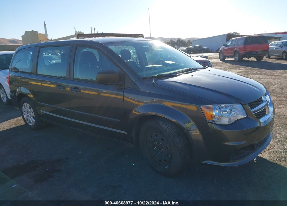 2016 DODGE GRAND CARAVAN AMERICAN VALUE PKG VIN: 2C4RDGBG7GR315408