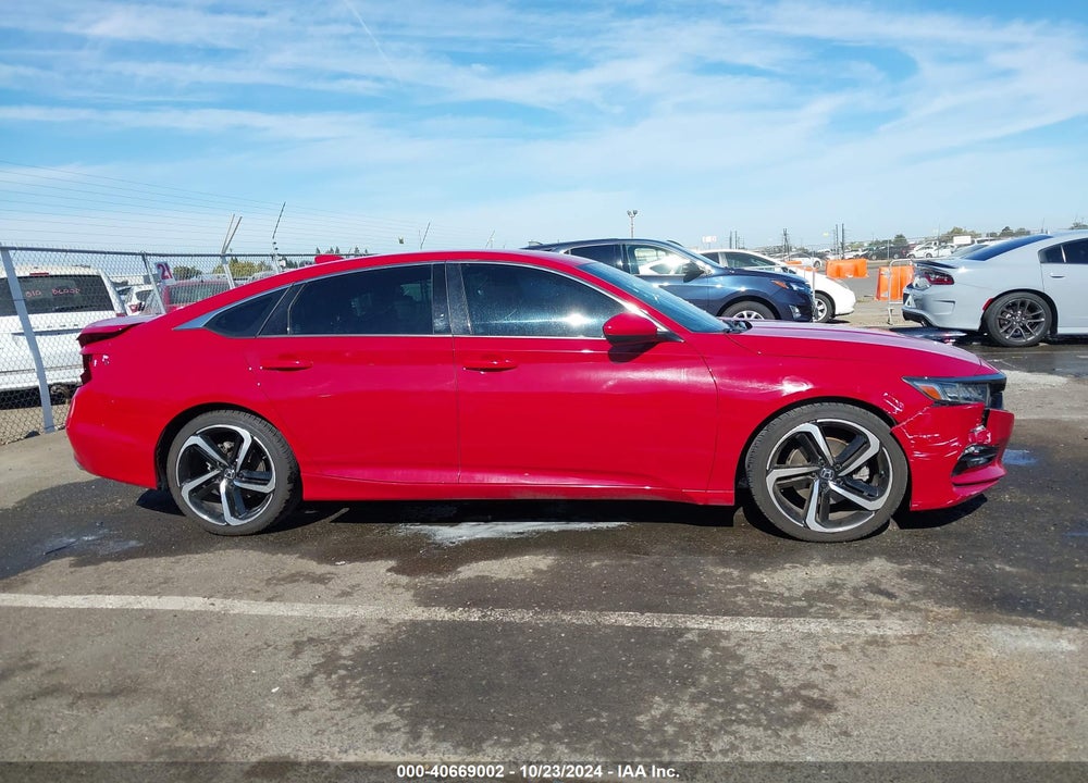 2019 HONDA ACCORD SPORT VIN: 1HGCV1F39KA153092