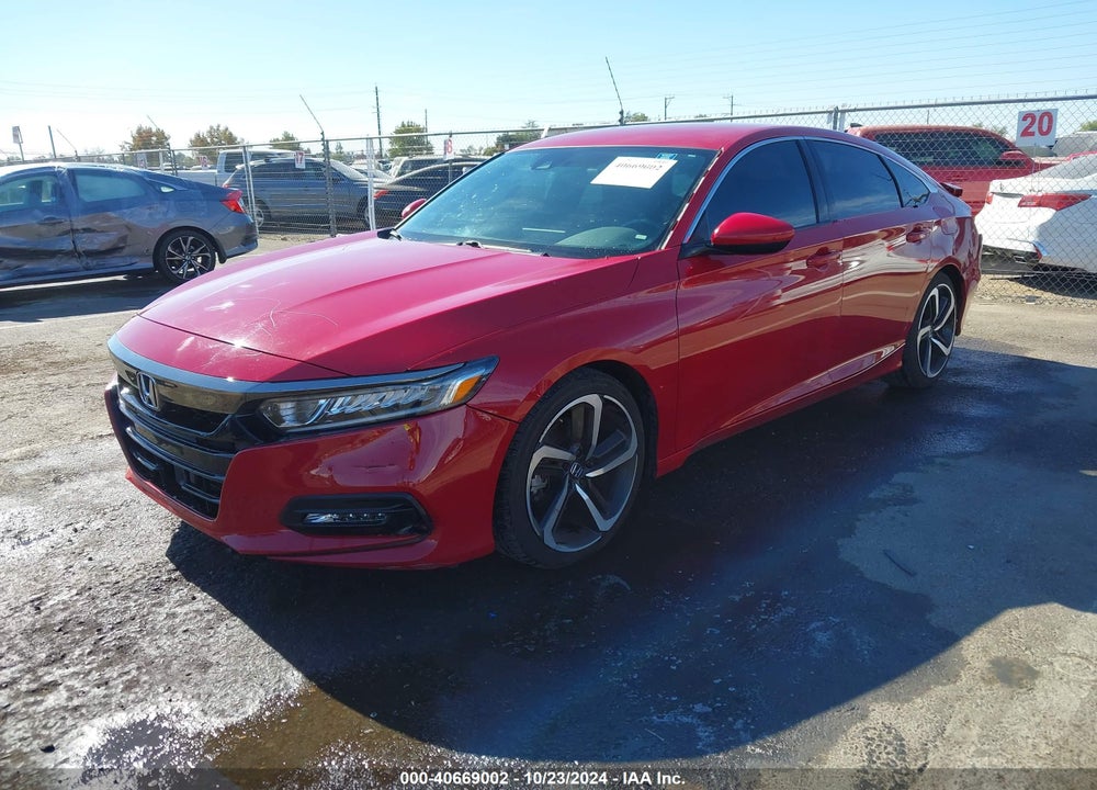 2019 HONDA ACCORD SPORT VIN: 1HGCV1F39KA153092