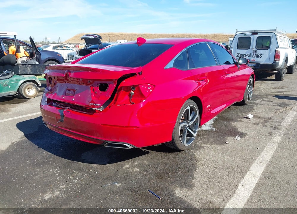 2019 HONDA ACCORD SPORT VIN: 1HGCV1F39KA153092