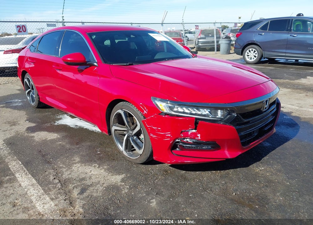 2019 HONDA ACCORD SPORT VIN: 1HGCV1F39KA153092
