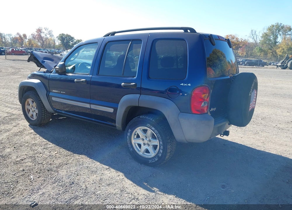 2002 JEEP LIBERTY SPORT VIN: 1J4GL48KX2W208979