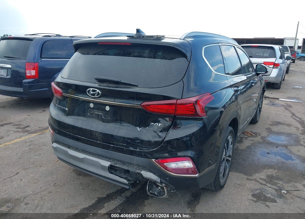 2019 HYUNDAI SANTA FE LIMITED 2.0T VIN: 5NMS53AA7KH012359