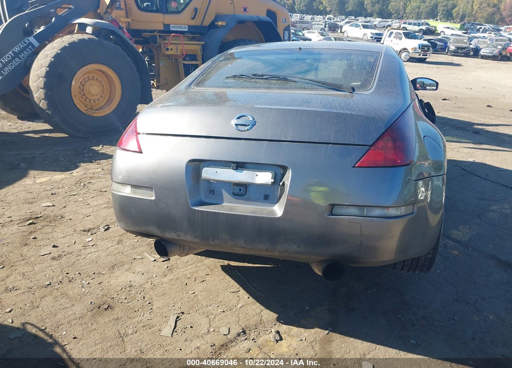 2006 NISSAN 350Z VIN: JN1AZ34D06M311845