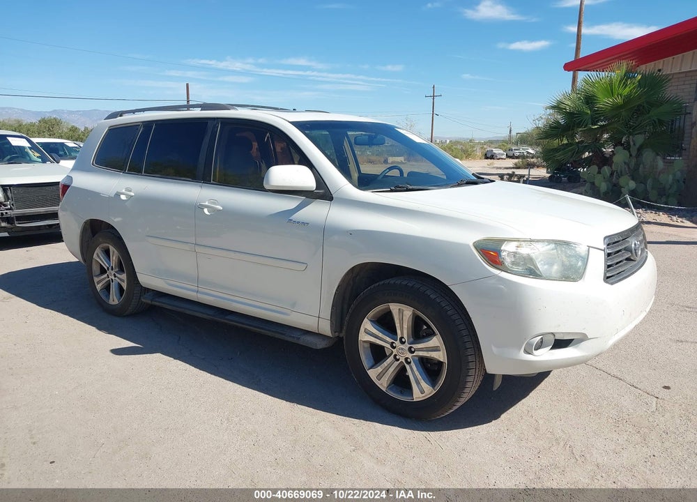2009 TOYOTA HIGHLANDER SPORT VIN: JTEDS43A092085572