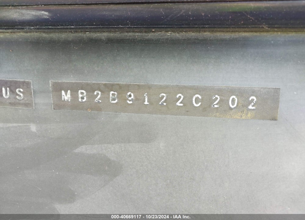 2002 MALIBU OTHER VIN: MB2B9122C202