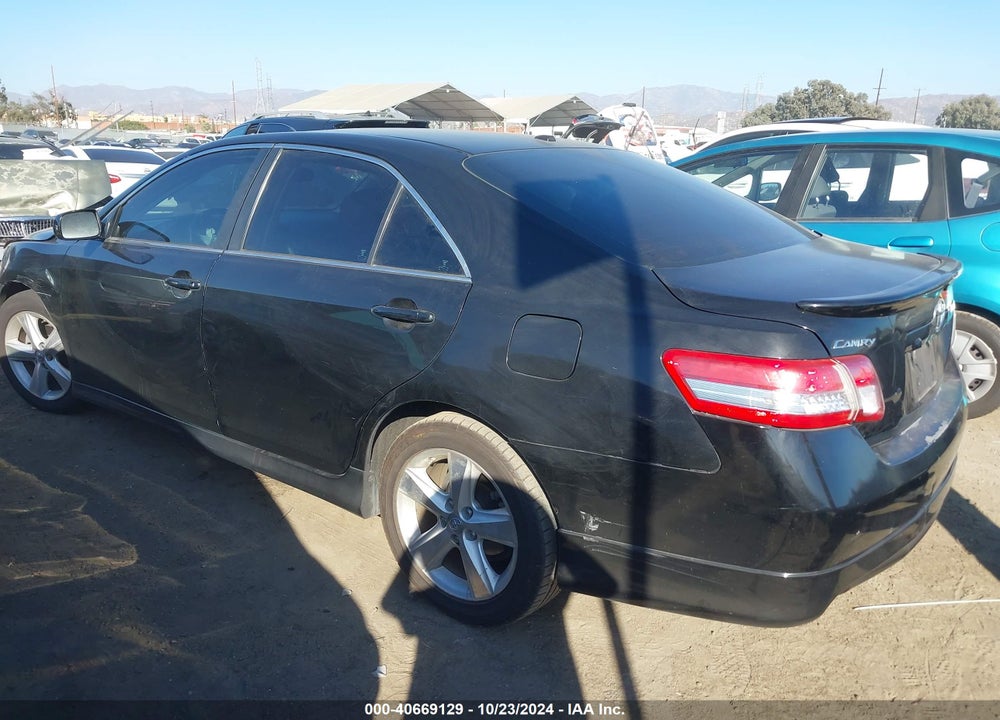 2011 TOYOTA CAMRY SE V6 VIN: 4T1BK3EK3BU627894