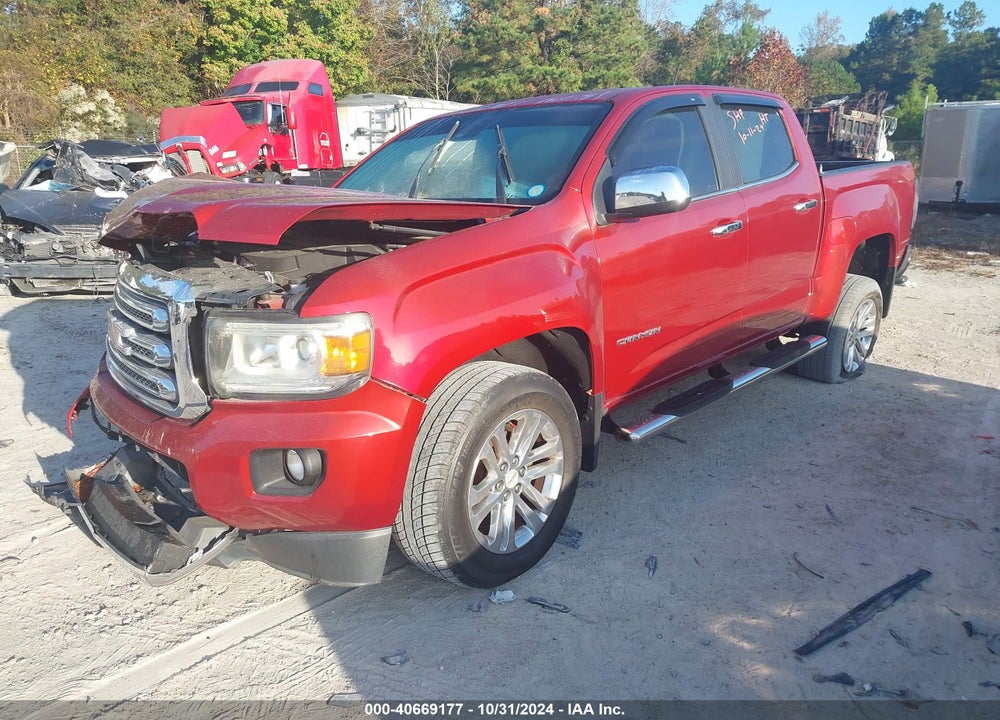 2016 GMC CANYON SLT VIN: 1GTG5DE38G1166555