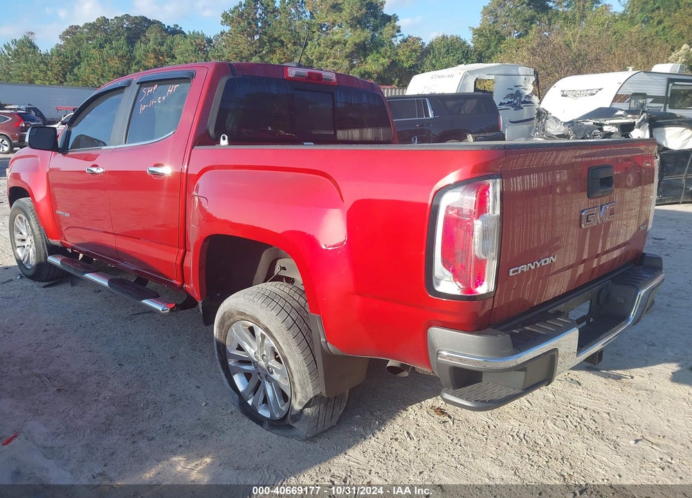 2016 GMC CANYON SLT VIN: 1GTG5DE38G1166555