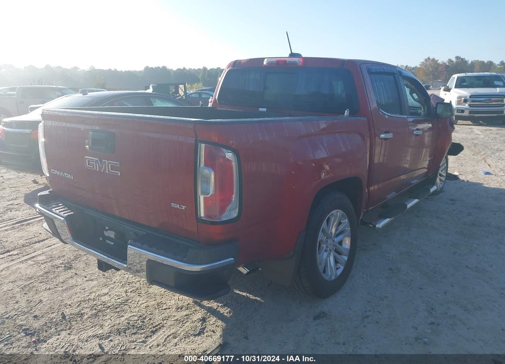 2016 GMC CANYON SLT VIN: 1GTG5DE38G1166555
